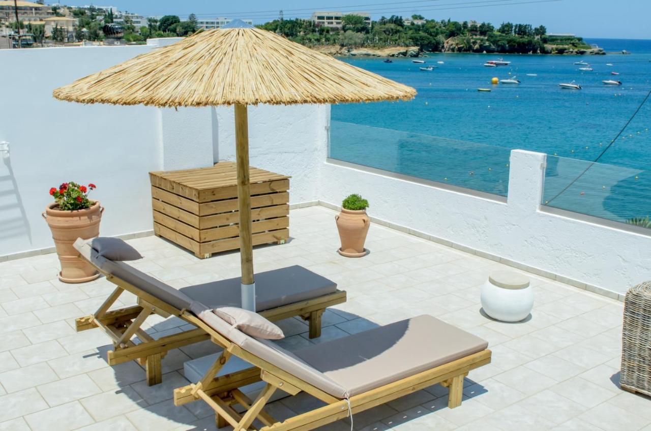 Laia Seafront Luxury Apartments Agia Pelagia  Buitenkant foto